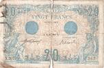 France 20 Francs Bleu, 1912-07-25, X.2079 -