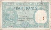 France 20 Francs 1917 Bayard, 1917-05-08, K.2086 S+ 836.30 元  ＋  41.42 元 运费