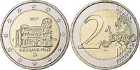 Germany 2 Euro Rheinland-Pfalz, Stuttgart, Bi-Metallic -