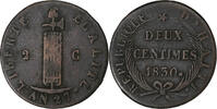 Haiti 2 Centimes Copper, KM:A22 -