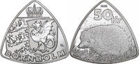 Denmark 50 Kroner Bornholm, Proof, Silver plated copper-nickel -