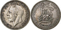 Great Britain Shilling George V, British Royal Mint, Silver -