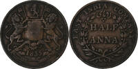British India 1/2 Anna India-British, William IV, Bombay, Copper -