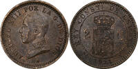 Spain 2 Centimos Alfonso XIII, Madrid, Bronze -