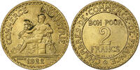France 2 Francs Chambre de commerce, Paris, Cupro-Aluminium -