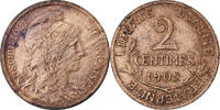 France 2 Centimes Daniel-Dupuis, Paris, Bronze -