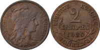 France 2 Centimes Daniel-Dupuis, Paris, Bronze -