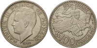 Monaco 100 Francs, Cent Coin, Rainier III, Copper-nickel -