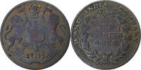 British India 1/4 Anna William IV, Bombay, Copper -