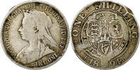 Great Britain Shilling Victoria, London, Silver -