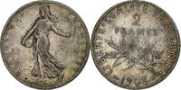 France 2 Francs Semeuse, Paris, Silver -