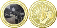 France Medaille 70th anniversary end of WWII, Gilt Bronze, Proof -