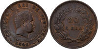 Portugal 20 Reis Carlos I, Lisbon, Bronze -