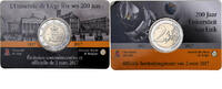 Belgium 2 Euro 200 years of Liege University, Brussels, Bi-Metallic -