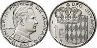 Monaco Franc Rainier III, MDP, Série BU, Nickel -