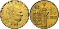 Monaco 10 Centimes Rainier III, MDP, Série BU, Aluminum-Bronze -