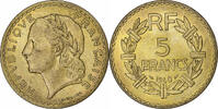 France 5 Francs Lavrillier, Paris, Cupro-Aluminium -