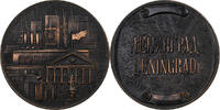 Soviet Union Medaille Leningrad, touristic city, Copper-Brass -