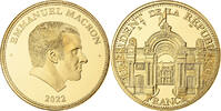 France Medal Emmanuel Macron, Président de la République, Utrecht -
