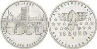 Germany 10 Euro 50th Anniversary of Saarland, Munich, Silver -