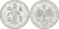 Germany 10 Euro Elisabeth von Thüringen, Berlin, Silver, KM:268 -