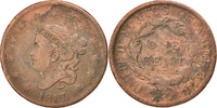 United States Cent Coin, Coronet Cent, U.S. Mint, Philadelphia -