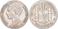 Spain Peseta 1876 Coin  108.36 元  ＋  41.42 元 运费