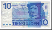 Netherlands 10 Gulden Banknote, 1968-04-25, KM:91a -