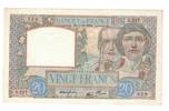 France 20 Francs Science et Travail, 1939-12-07, Fayette:12.01 -