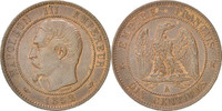 France 10 Centimes Coin, Napoleon III, Napoléon III, Paris -