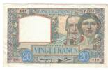 France 20 Francs Science et Travail, F.2955, Fayette:12.12 -
