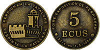 France 5 Ecu Perpignan la catalane, Copper-nickel Aluminium -