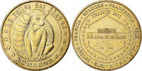 France betaalpenning 86/ Vallée des Singes - Lémurien - Romagne, Copper-nickel -