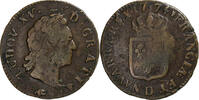 France Sol Louis XV, Sol à la vieille tête, Lyon, Copper -