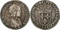 France 1/12 ECU, 10 Sols Louis XIV, 1/12 Écu à la mèche courte -