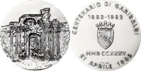 Italy Medal Centenario di Garibaldi, Silver, Teruggi -