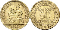 France 50 Centimes Chambre de commerce, Paris, Aluminum-Bronze -