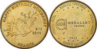 France Token Happy Birthday Normandy, Copper-nickel Aluminium -
