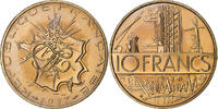 France 10 Francs 1987 Mathieu, Tranche A, Nickel-brass, KM:940 STGL 91.34 元  ＋  41.29 元 运费