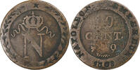 France 10 Centimes Napoleon I, Perpignan, FAUX, Bronze -
