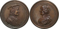 Duchy of Lorraine Medaille Frederick II of Vaudémont & Yolande of Lorraine, 18th -