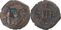 Follis Tiberius II Constantine, Constantinople, Bronze -