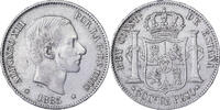 Philippines 50 Centimos Alfonso XII, Manila, Silver -