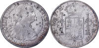 Mexico 8 Reales Carlos IV, Mexico City, Chopmarked, Silver -