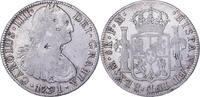 Mexico 8 Reales Carlos IV, Mexico City, Chopmarked, Silver -