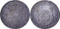 Mexico 8 Reales Carlos III, Columnario, Mexico City, Silver -