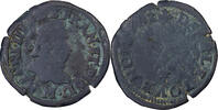 France Double Tournois Henri III, Toulouse, Copper -
