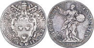 Papal States Testone Innocent XII, Rome, Silver -