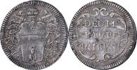 Papal States 1/2 Grosso Clemens XI, Rome, Silver -
