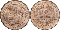 France 10 Centimes Cérès, Paris, Bronze, Gadoury:265a -